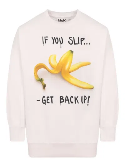 Molo Graphic-print Sweatshirt In 白色