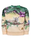 Molo Graphic-print Sweatshirt In Neutrals