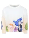 Molo Graphic-print Sweatshirt In White