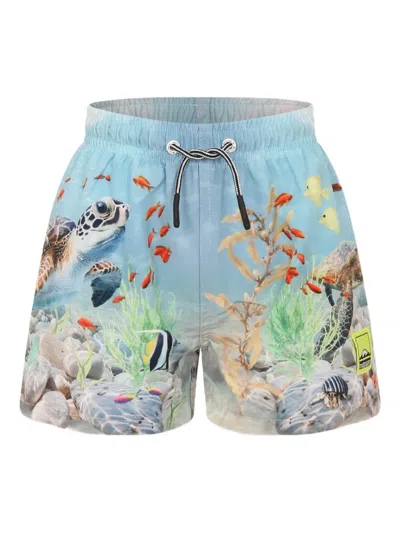 MOLO GRAPHIC-PRINT SWIM SHORTS