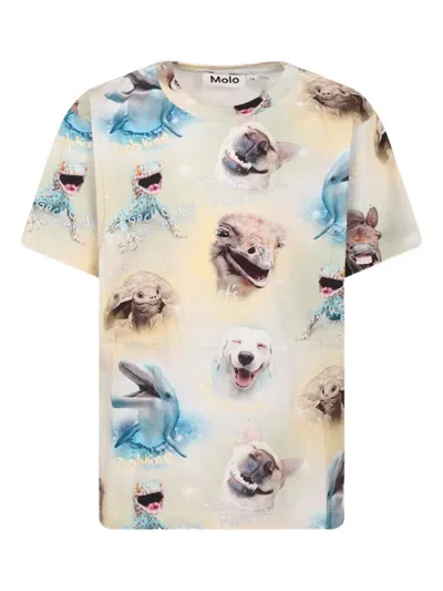 Molo Graphic-print T-shirt In 中性色