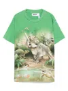 Molo Graphic-print T-shirt In Green