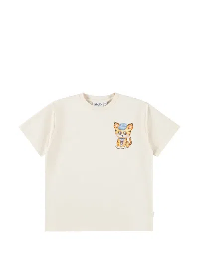 Molo Kids' Graphic-print T-shirt In Multi