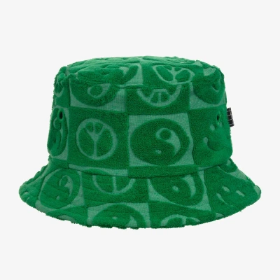 Molo Babies' Green Cotton Towelling Bucket Hat