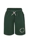 Molo Green Shorts For Boy With Writing In Green