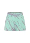Molo Green Shorts For Girl In Green