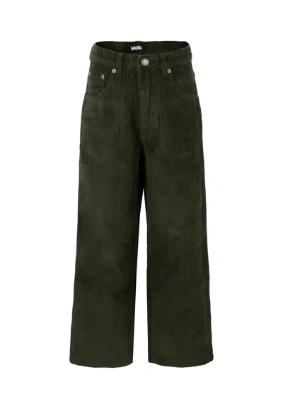 Molo Kids' Green Trousers For Boy