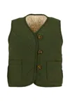 Molo Green Vest For Boy With Patch In Green