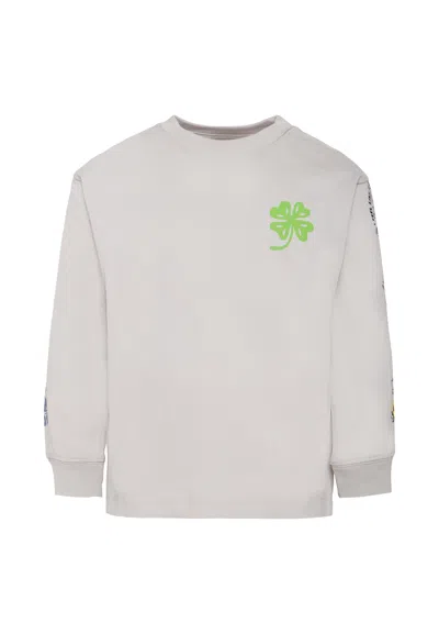 MOLO GREY T-SHIRT FOR BOY WITH DESIGNS