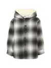 Molo Hamelo Check-pattern Hooded Jacket In Multi