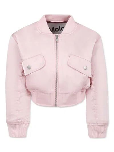 Molo Kids' Hannie Jacket In Pink