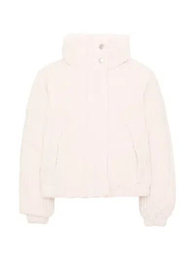 Molo Kids' Hansine Corduroy Padded Jacket In Pink