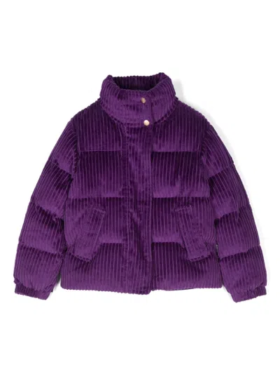 Molo Kids' Hansine Padded Jacket In Warm Purple
