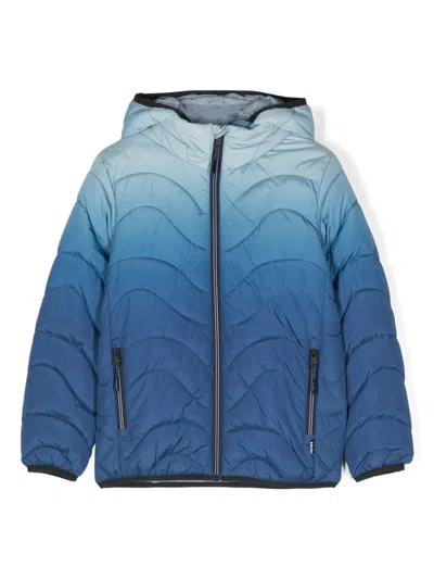 Molo Blue Down Jacket For Kids