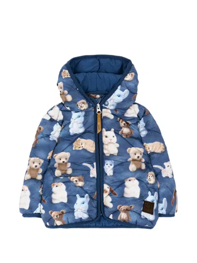 Molo Babies' Harmony Padded Jacket In Blue