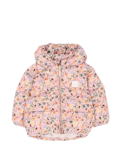 Molo Babies' Harpo Puffer Jacket In Pink