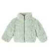 Molo Havi Puffer Jacket In Green