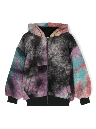 Molo Kids' Hazzy Faux-fur Jacket In Multi