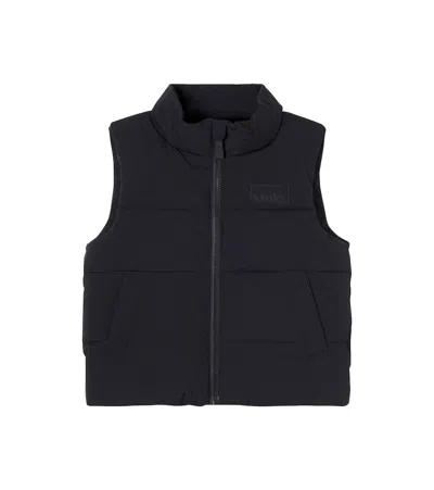 Molo Kids' Heike Quilted Waistcoat In Black