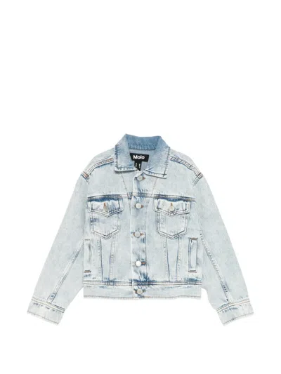 Molo Kids' Hipolito Jacket In Blue