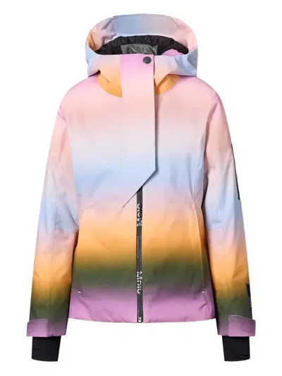 Molo Kids' Hooded Jacket In Multi