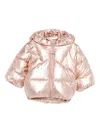 Molo Hooded Padded Jacket In Pink
