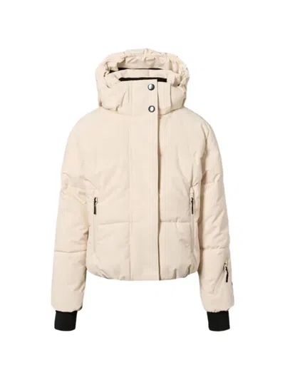 Molo Kids' Hooded Puffer Jacket In Neutral