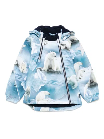 Molo Kids' Hopla Jacket In Blue