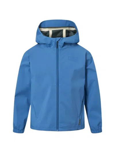 Molo Kids' Horizon Hooded Zip-up Jacket In Blue