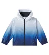 Molo Light Blue Windbreaker Jacket For Boy With Logo In Blau