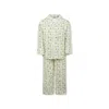 Molo Ivory Pyjamas For Girl With Strawberry In Ivory