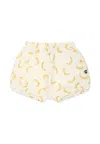 Molo Ivory Shirt For Babykids With Banana In Ivory