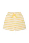 Molo Ivory Shorts For Babykids With Logo Patch In Ivory