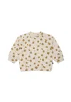 Molo Mood Dots-printed Sweatshirt In Ivory
