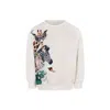 Molo Maxi Animal-print Sweatshirt In Ivory