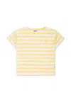 Molo Ivory T-shirt For Babykids With Smiley In Ivory