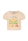 Molo Short-sleeved T-shirt In Ivory