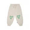 Molo Ivory Trousers For Baby Girl In Ivory