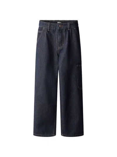 Molo Kids' Jeans Straight Leg "archer" In Blue