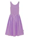 Molo Purple Dress For Girl In Purple