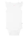 Molo White Bodysuit For Baby Girl In White