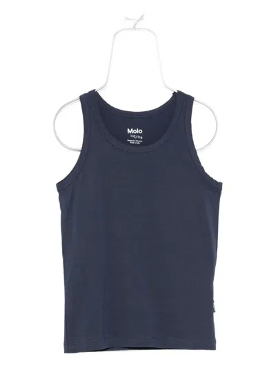 Molo Kids' Jersey Vest Top In Blue