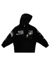 Molo Junior Felpa Full Zip Parlata In Black