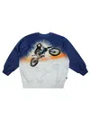 Molo Junior Felpa Gc Moto Cross In Blue
