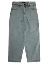 Molo Junior Jeans Vita Stretta Gamba Larga In Light Blue