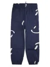 Molo Junior Pantalone In Felpa Con Smile In Blue