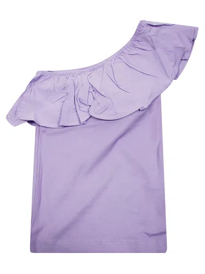 Molo Junior Top Monospalla Voulant In Purple