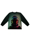 Molo Junior Ts ml Casco Spaziale In Green