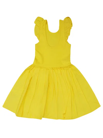 Molo Junior Vestito Tubino In Yellow