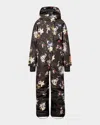 Molo Kid's Hux Insulated Hooded Overalls In Multi